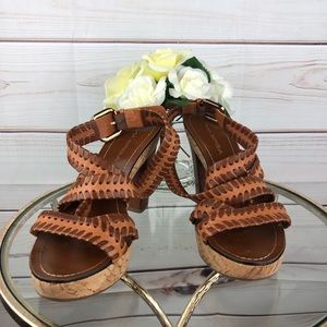 SH4 Via Spiga  high heel boho leather sandals